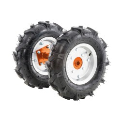 Rubber wheels set 400x8...